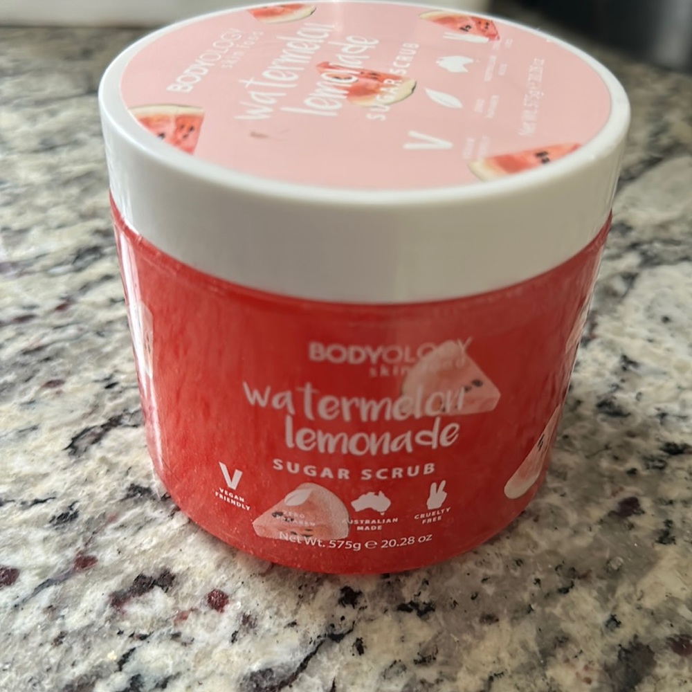 Brand new Bodyology Watermelon lemonade sugar scrub